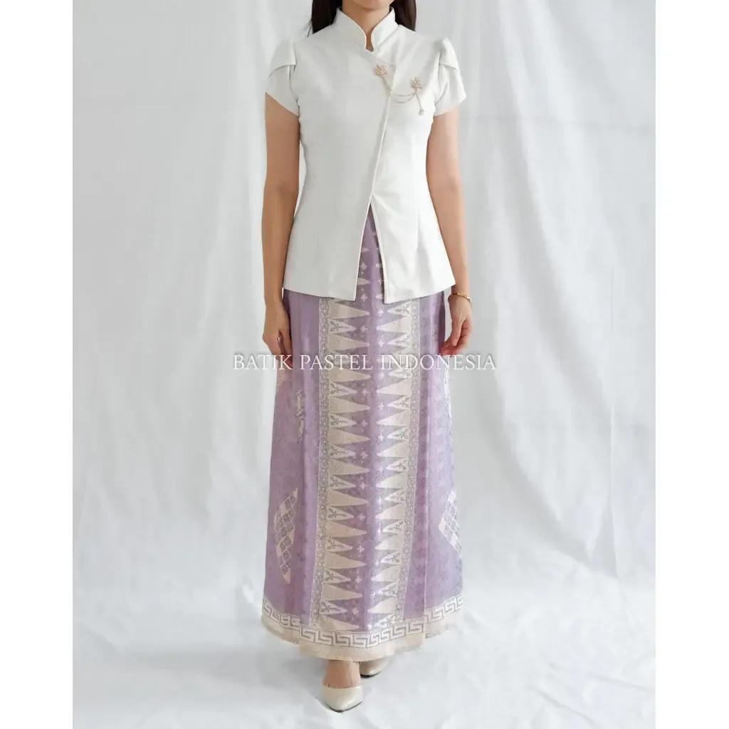 RD-0272  - Kebaya Janggan Pendek Putih