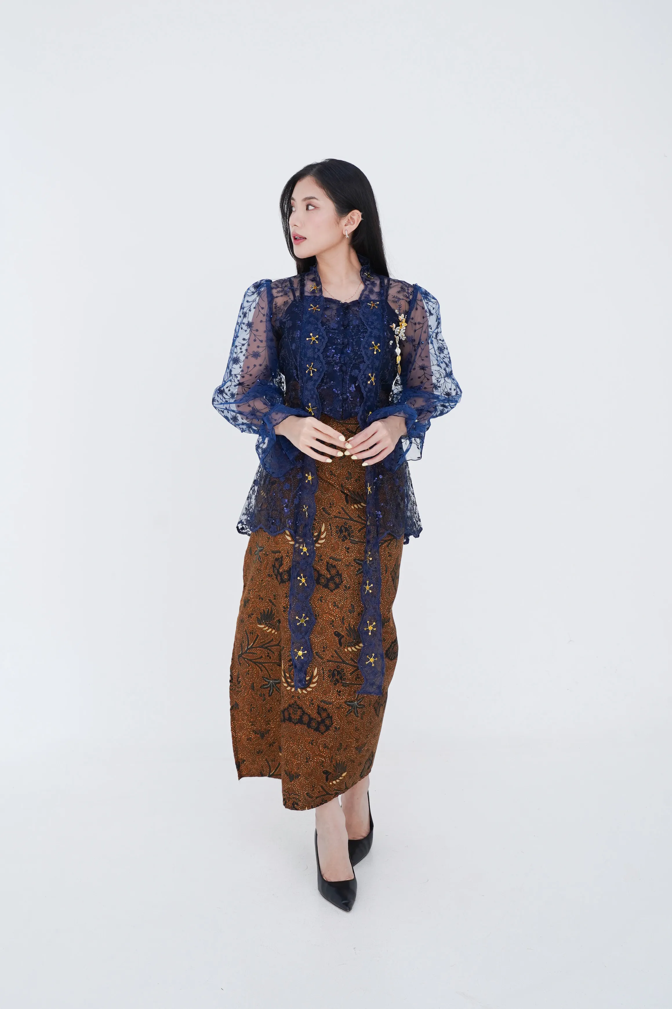 RD-0244 - Jenar Kebaya Set in Navy