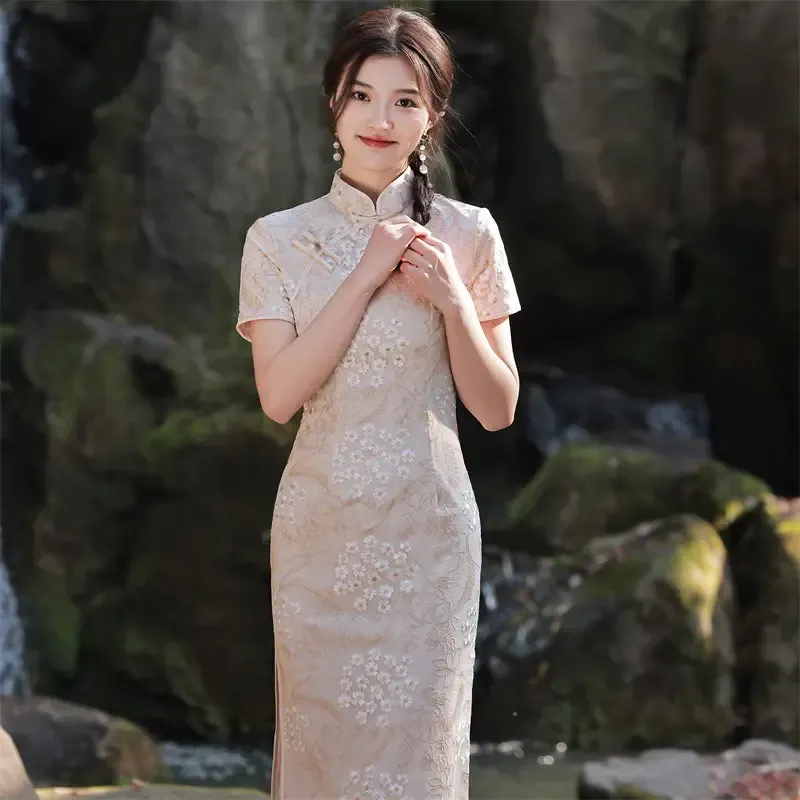 RD-0286  - Cheongsam Gold Size L