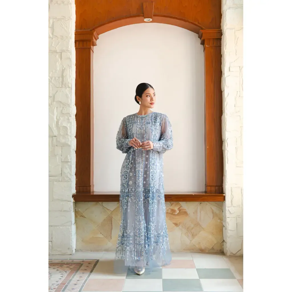 RD-0285 - Luxxe Studio - Lumi Dress in Blue