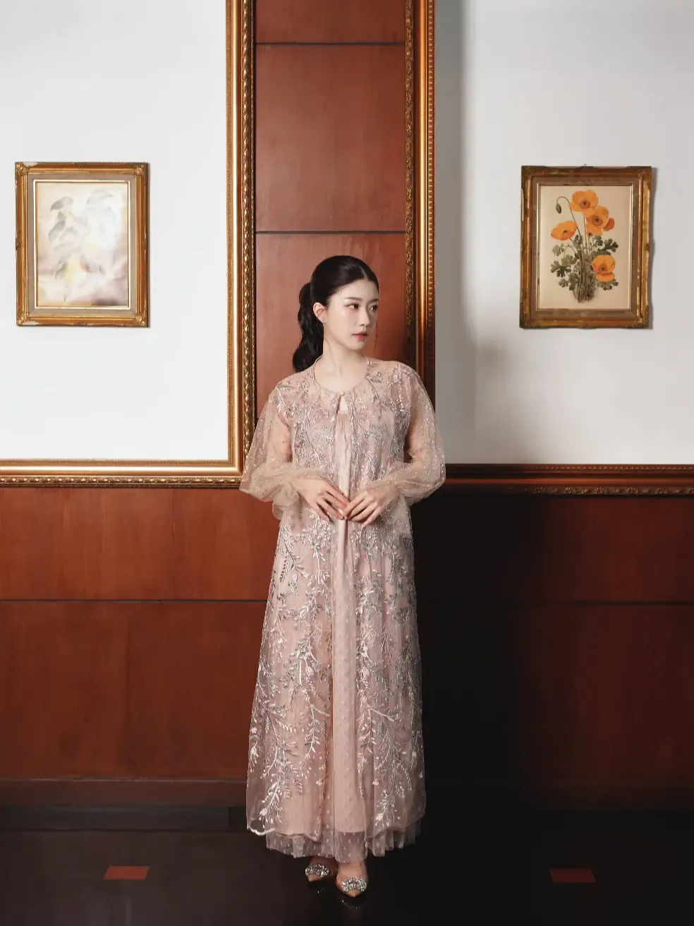 RD-0222 - Aura Label - Claudy Dress in Nude