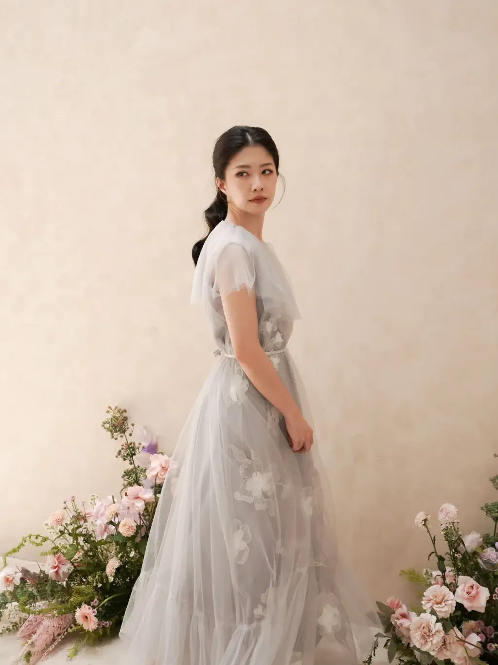 RD-0178 - Aura Label - Belinda Dress in Grey