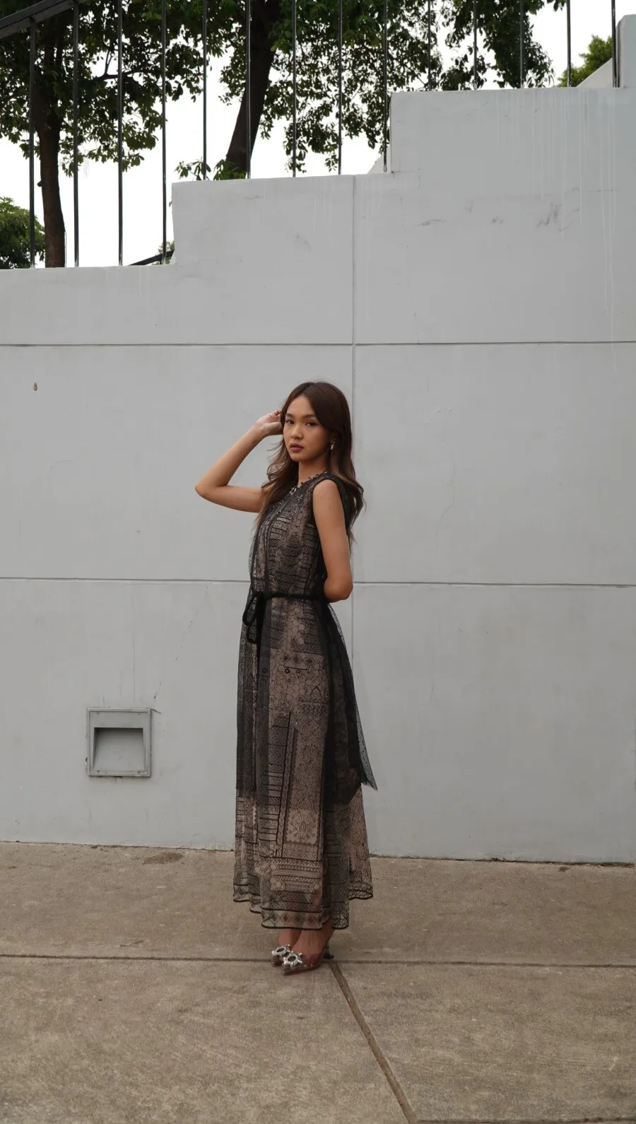 RD-0013 - Atelier Mode - Embroidered Tulle Dress Belt Wendy