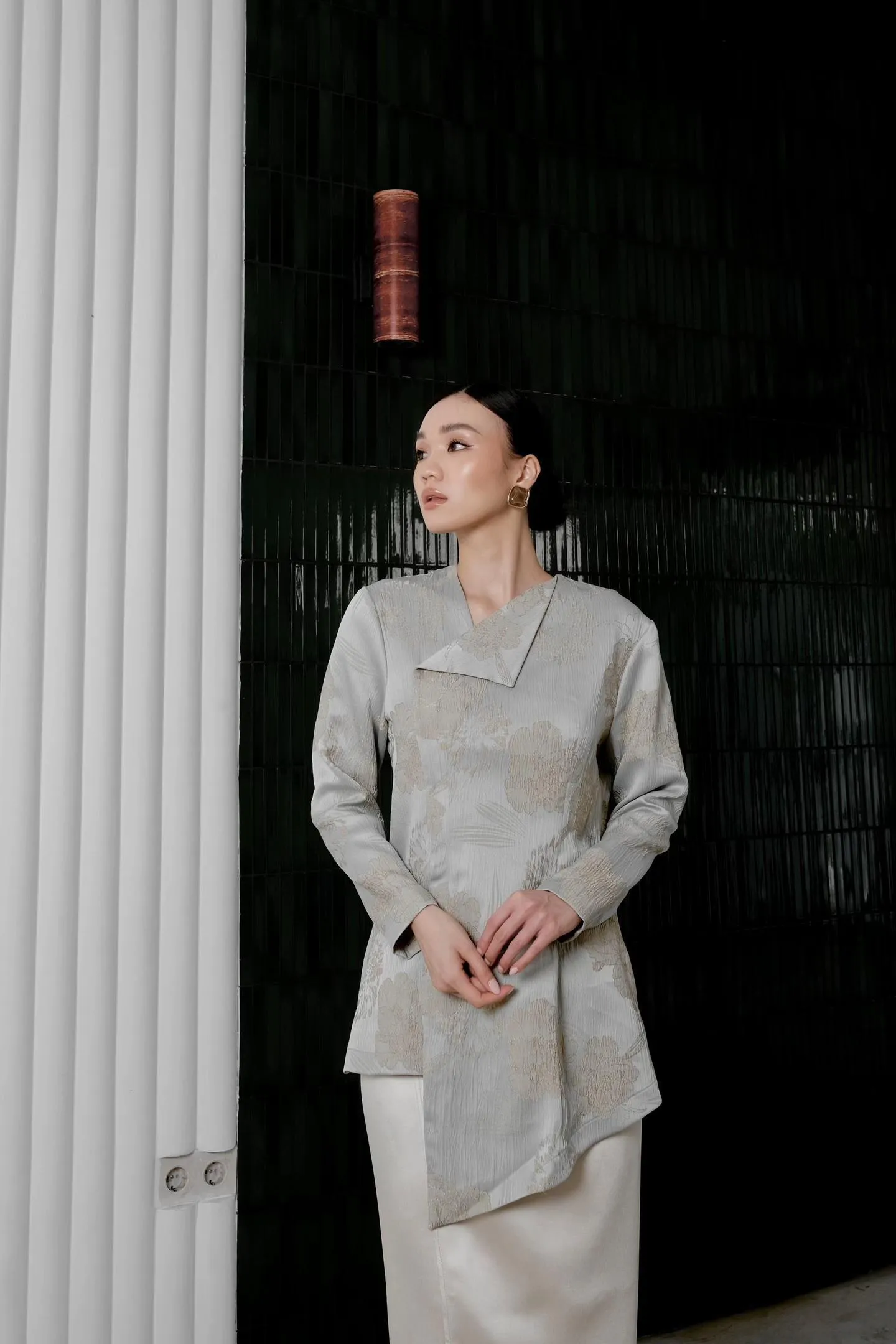 RD-0280 - Embara - Nilam Jacquard Kebaya in Soft Mint