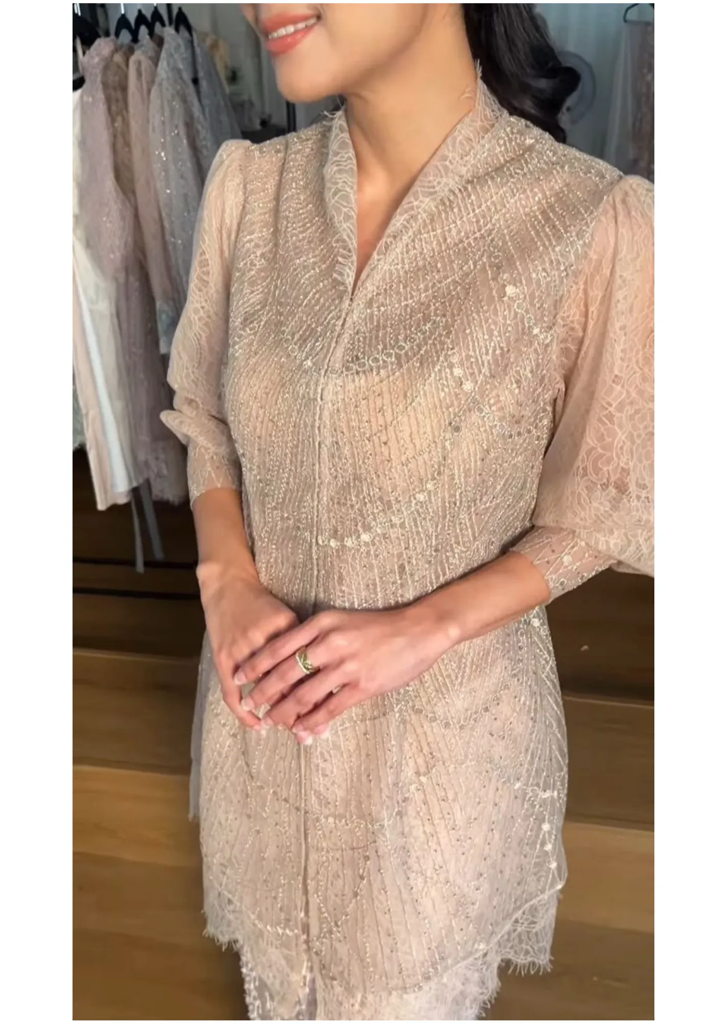 RD-0413 - Seliyane - Kebaya Vastu in Nude