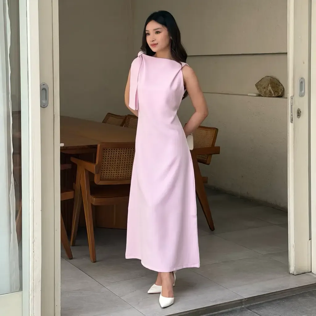 RD-0520 -  - Luna Maxi Long Dress in Pink