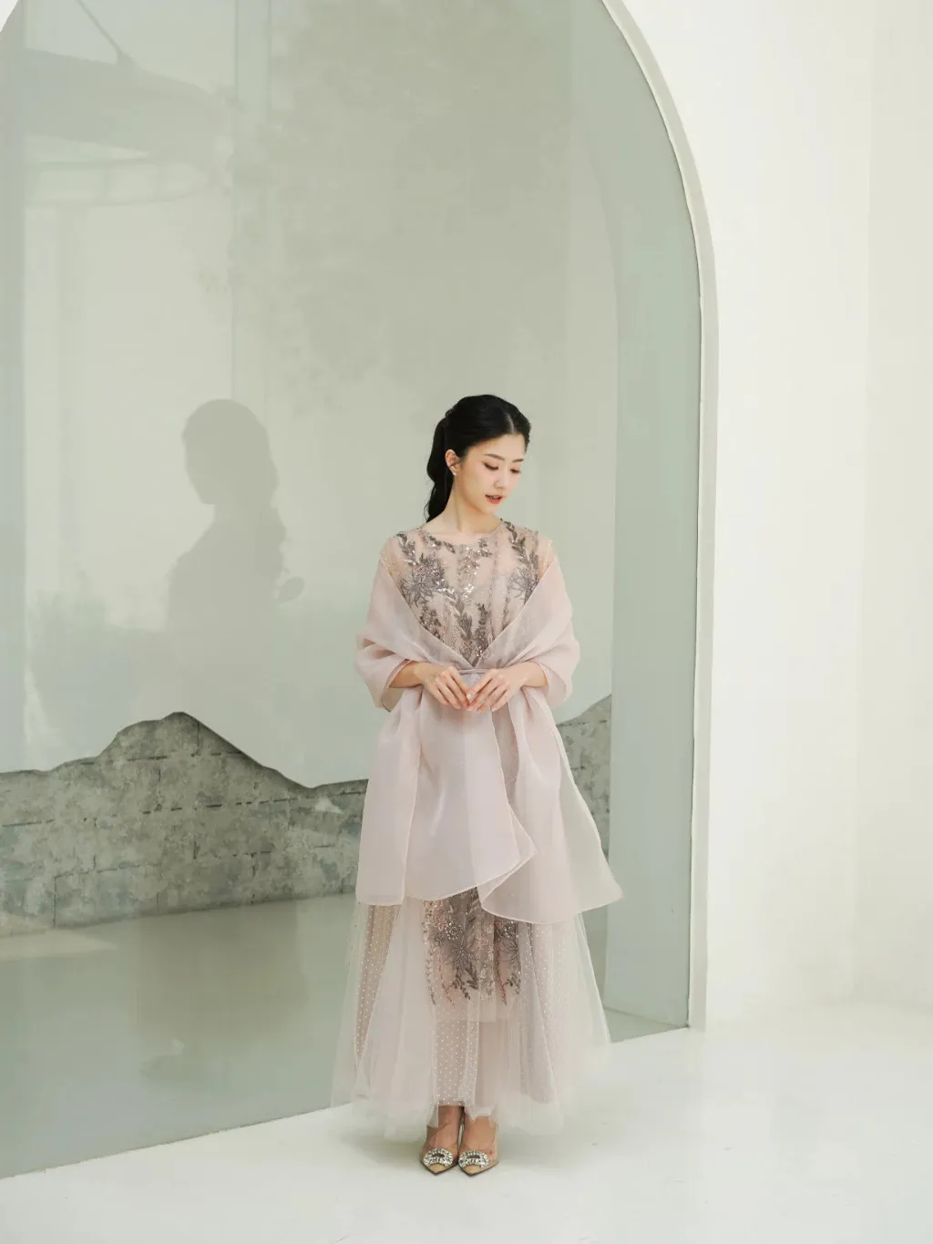 RD-0150 - Aura Label - Pamela Dress In Mauve