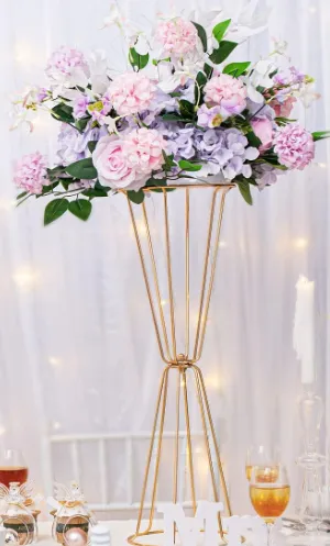 Wire Trumpet Floral Stand