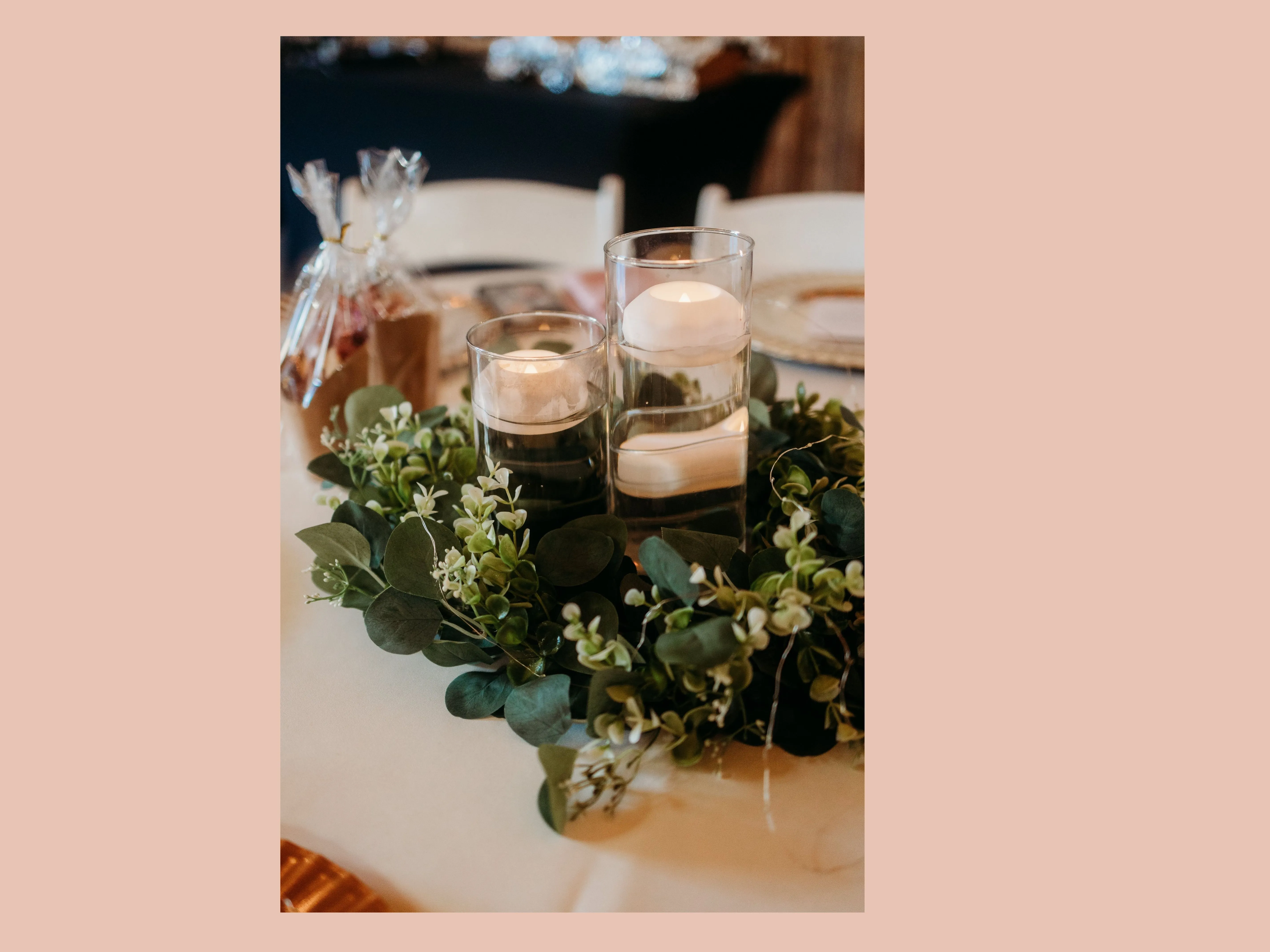 3pc Clear Glass Vase Set 