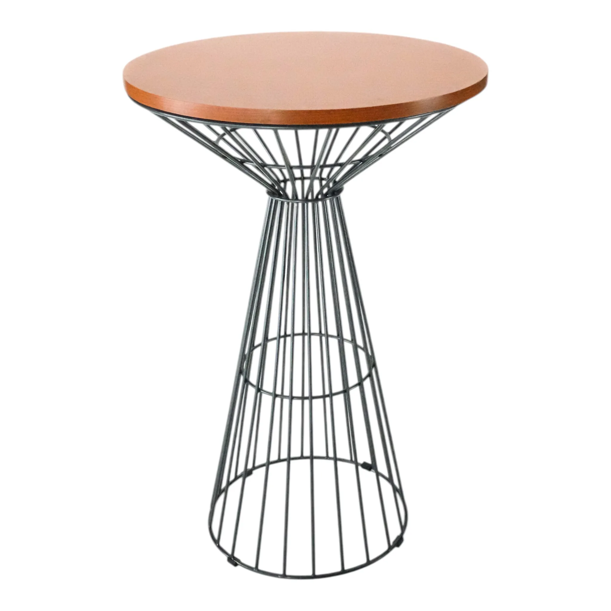 Wooden Round top with Black String Leg