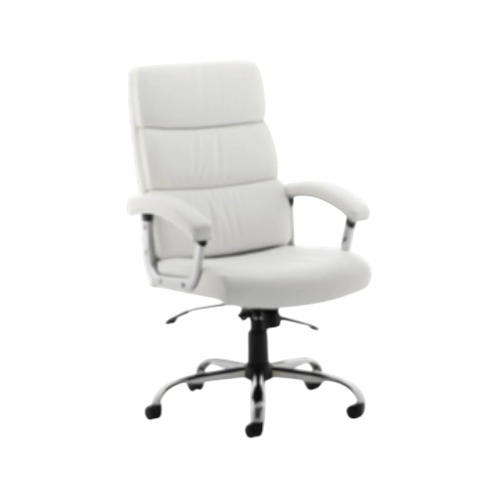 White Leather Premium Office Chair