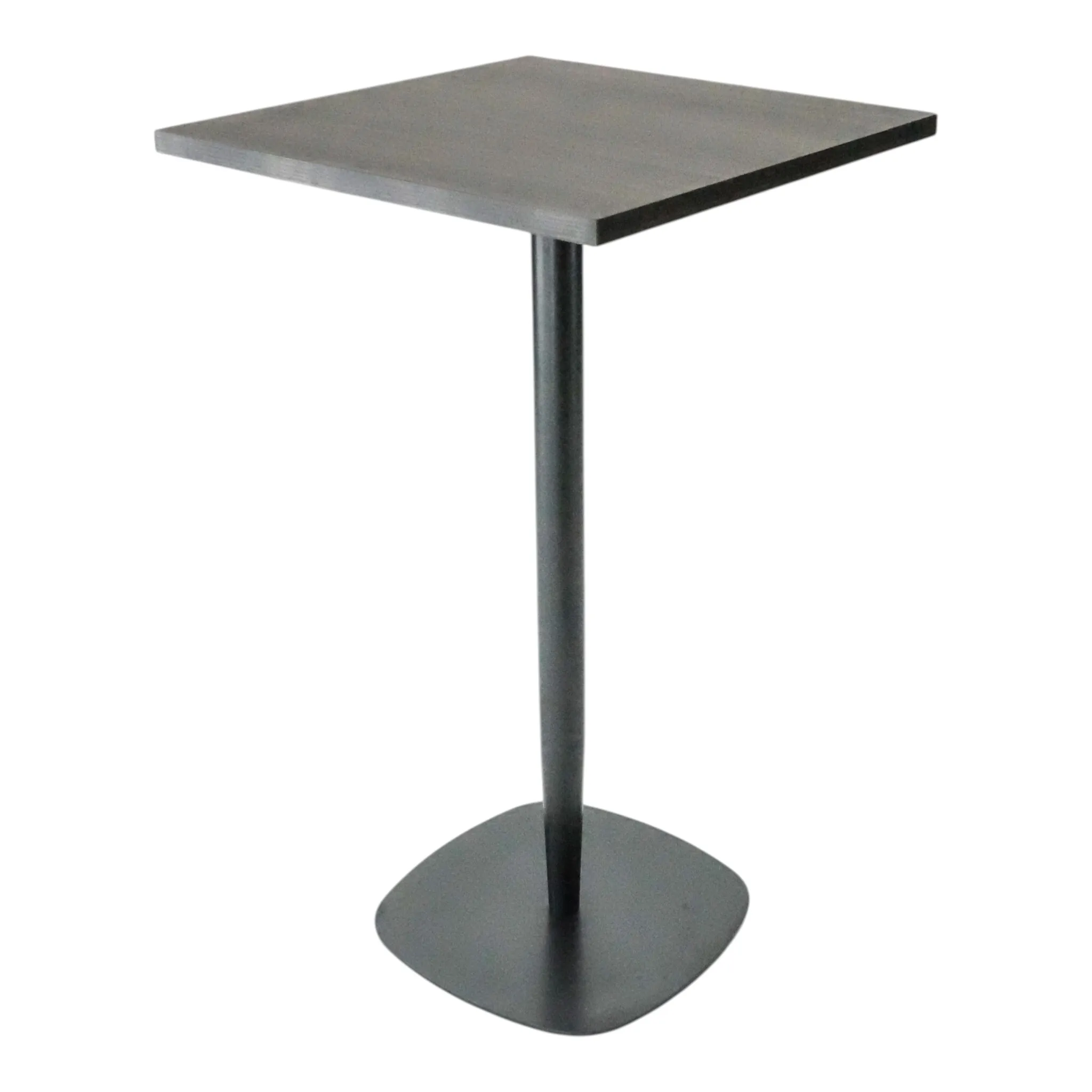 Black Square Table with Black Leg