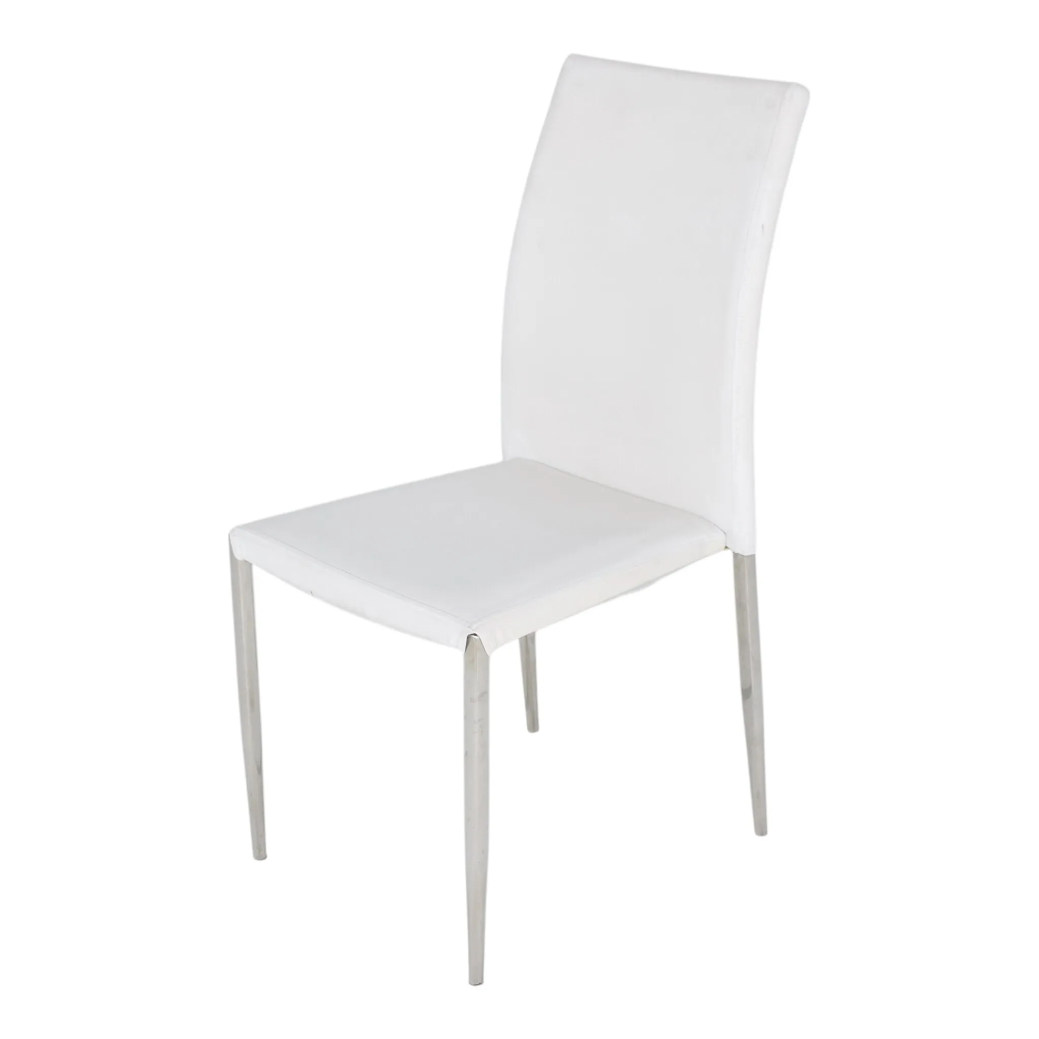 White Leatherette Chair
