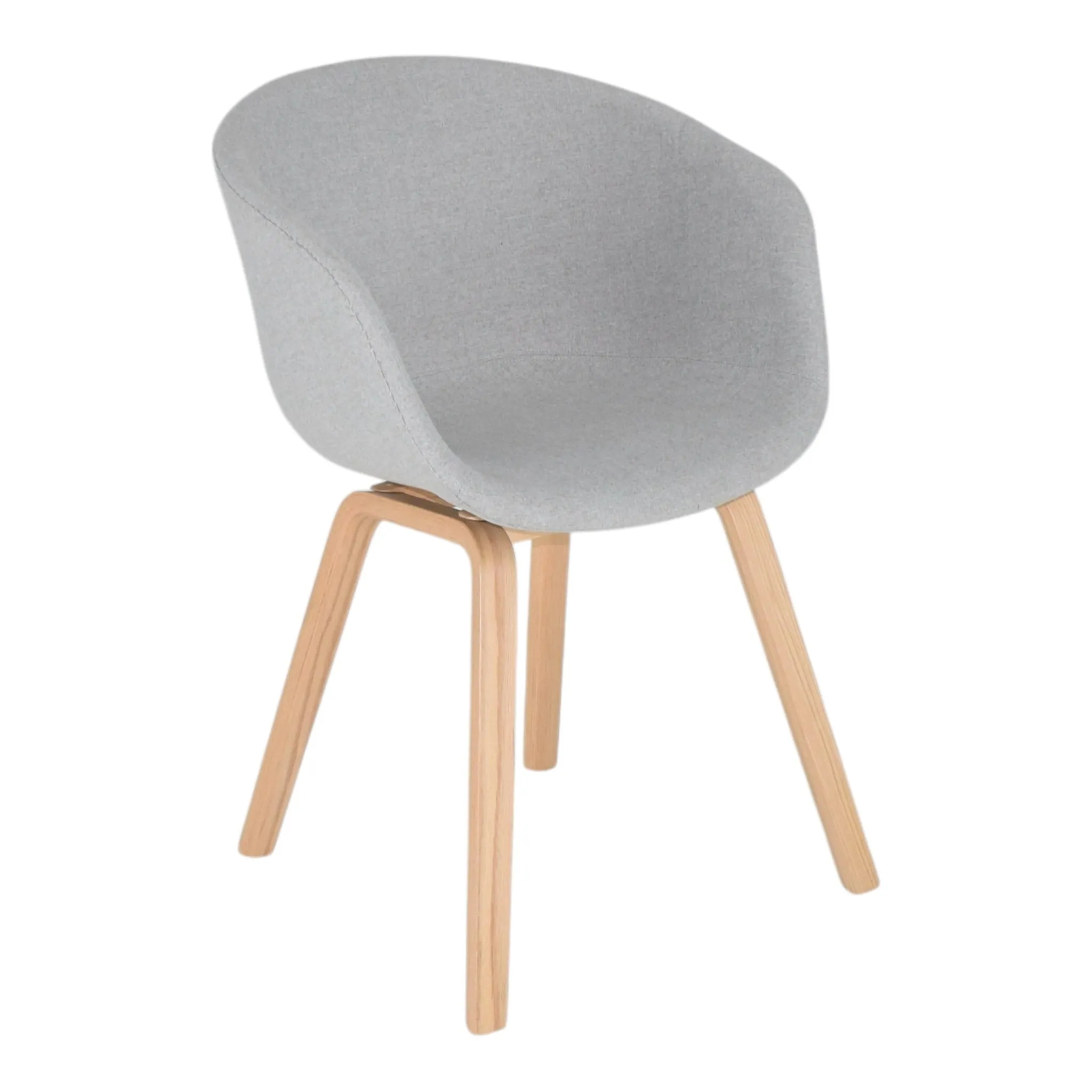 Light Grey Plastic Bucket Chair