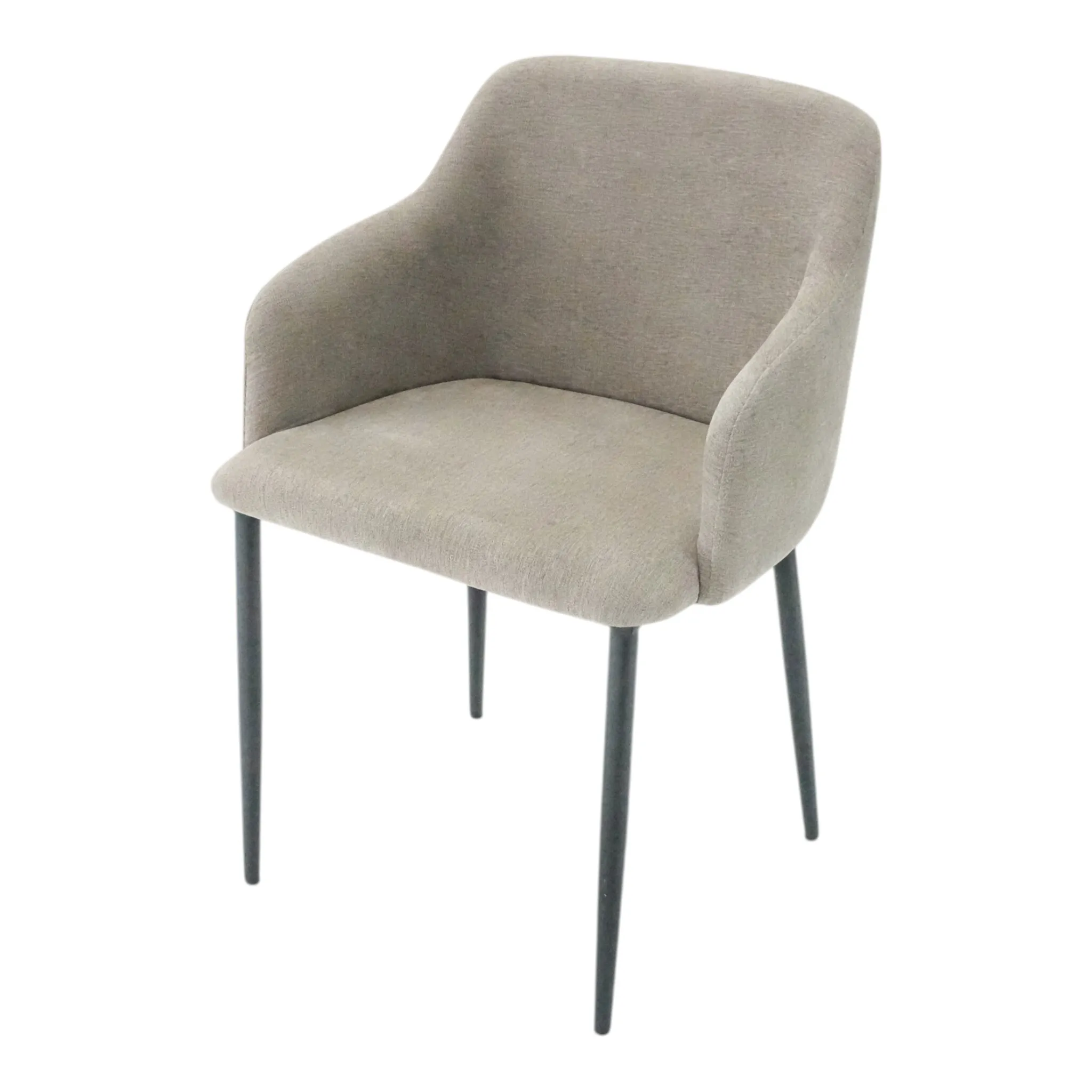 Beige Fabric Dining Chair