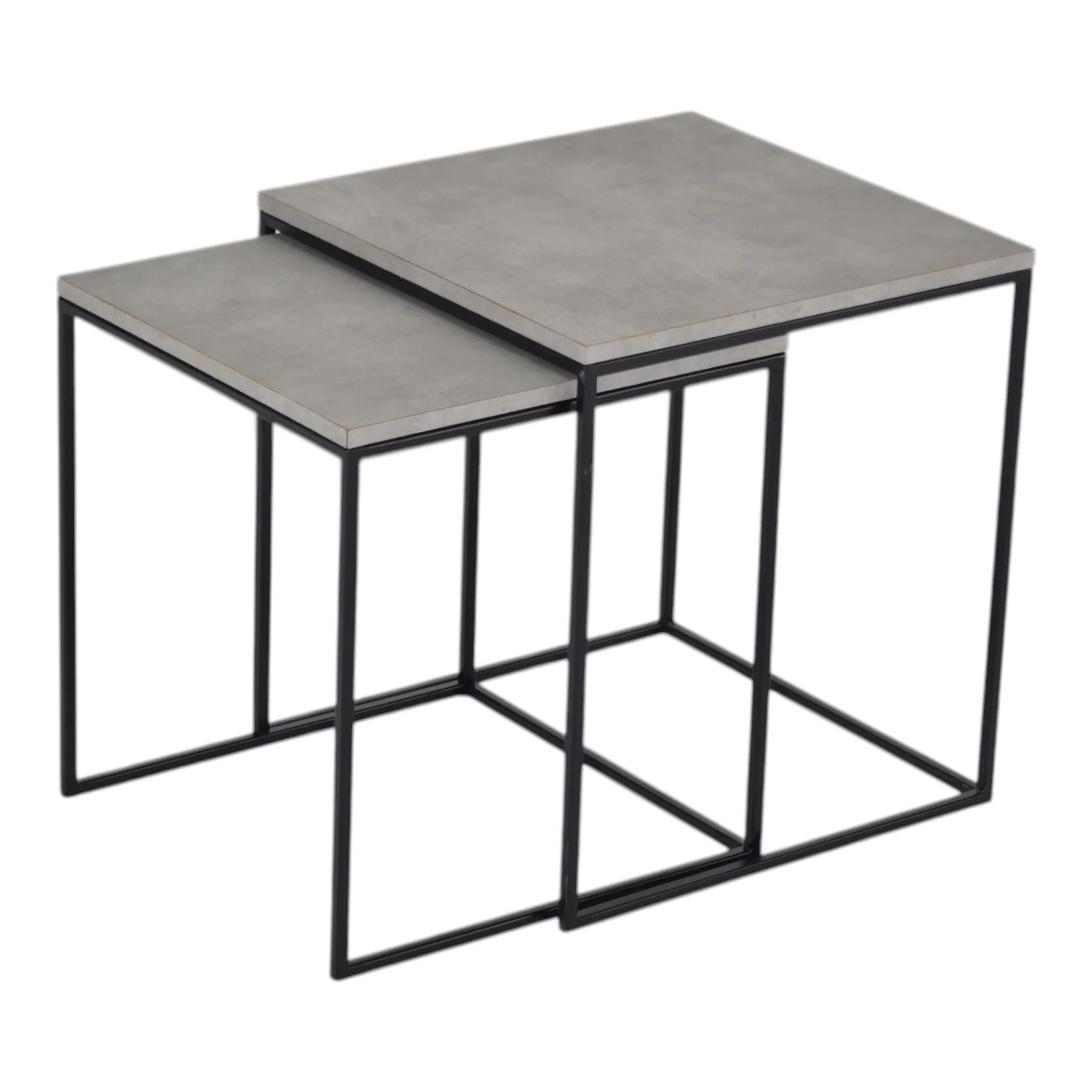 Grey Laminate Nesting Table