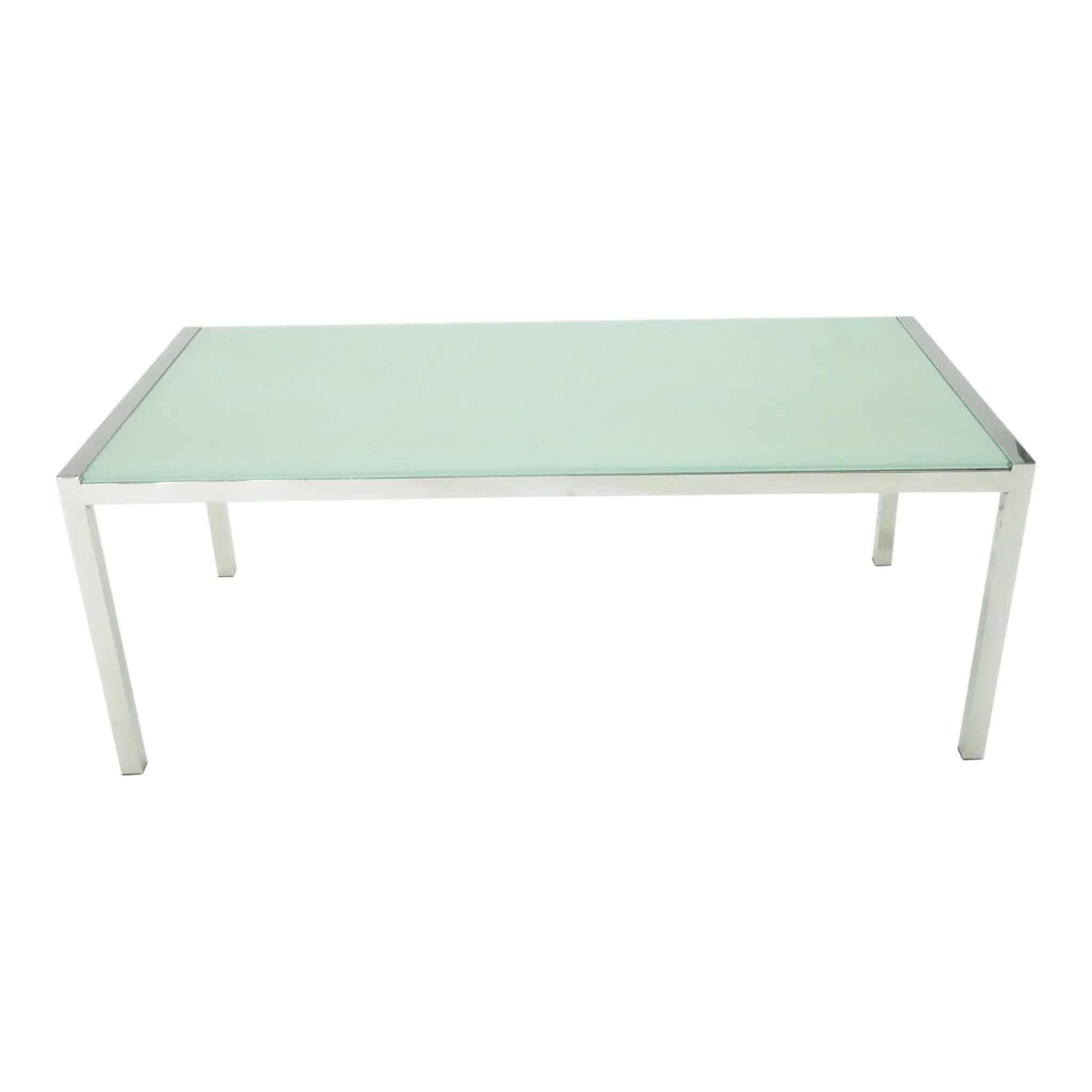 Glass Top with Rectangle Frame