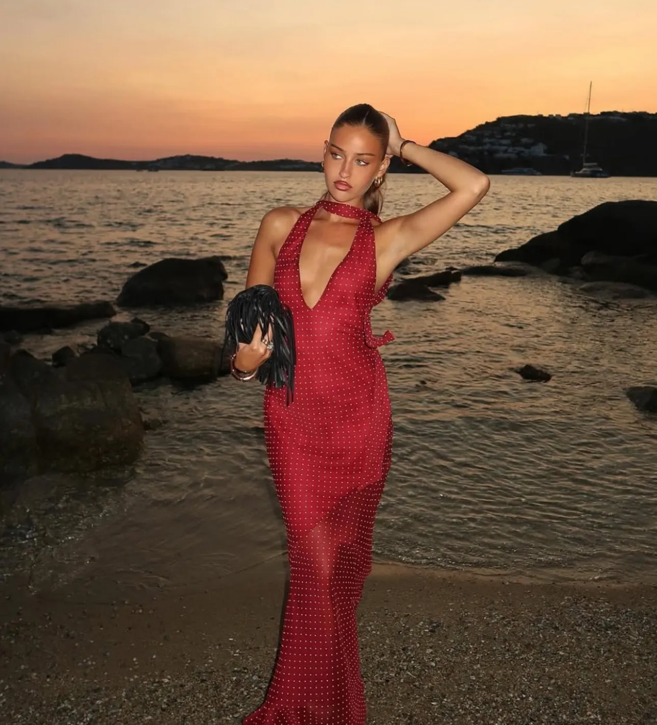 Jasmine Maxi in Wine