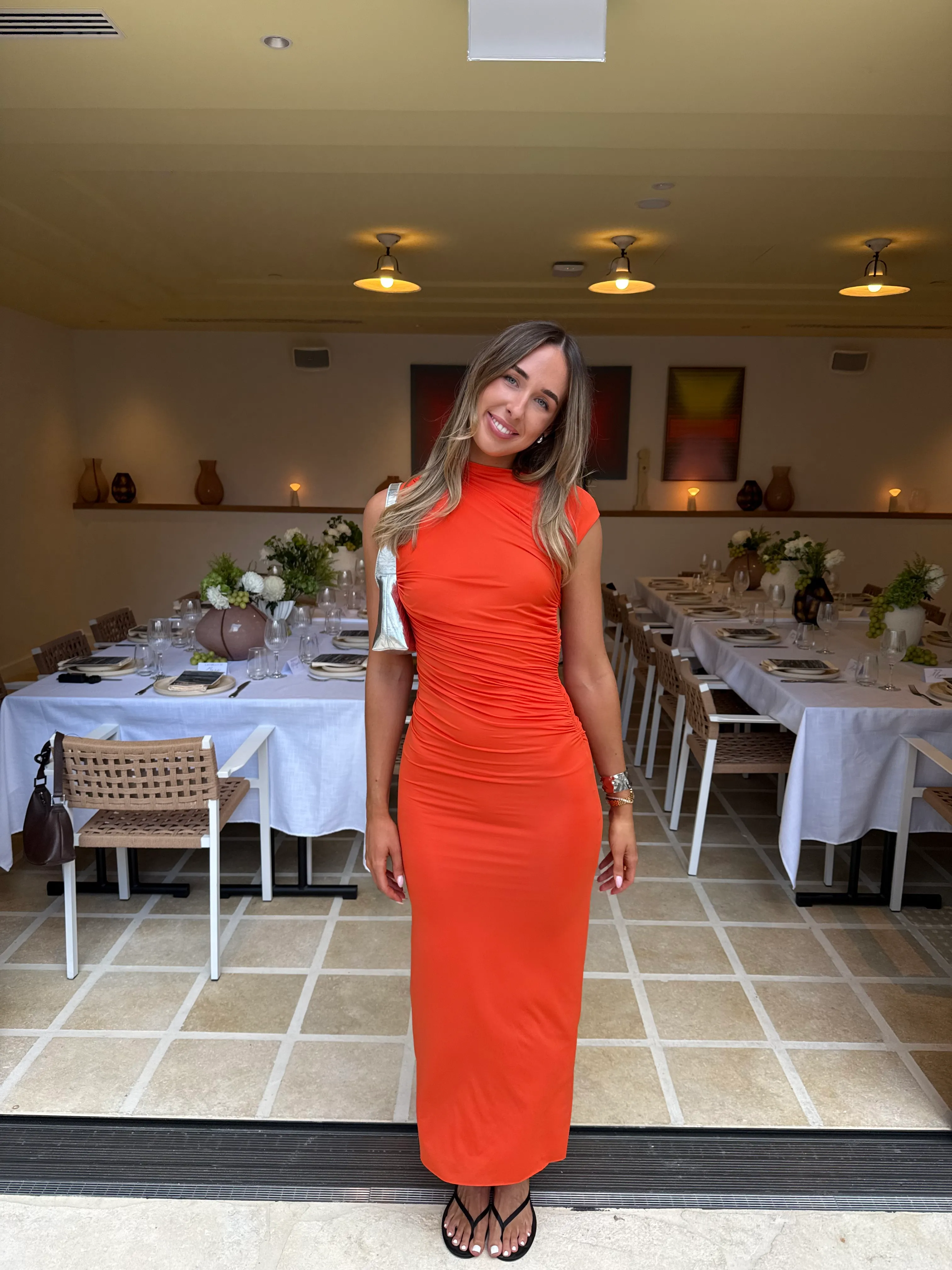 Solenne Twist Maxi Dress