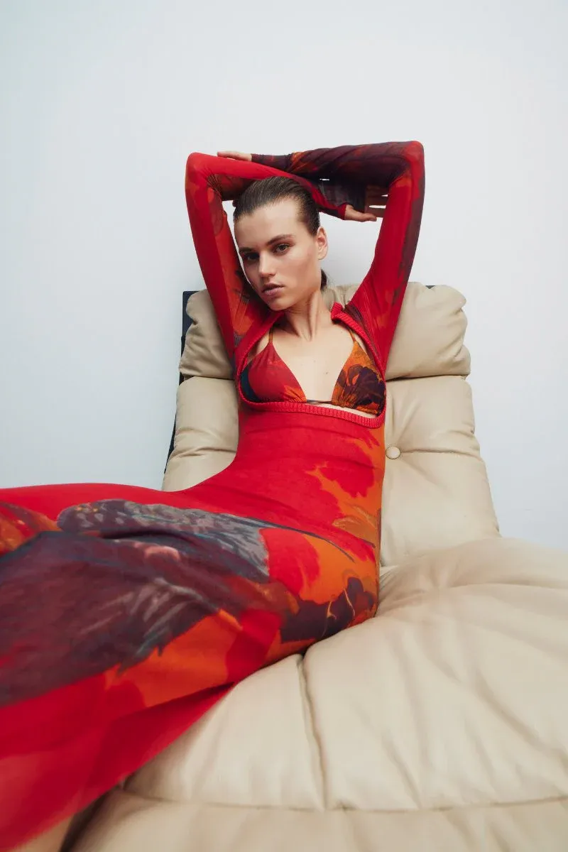 Libertine Cut Out Midi Dress