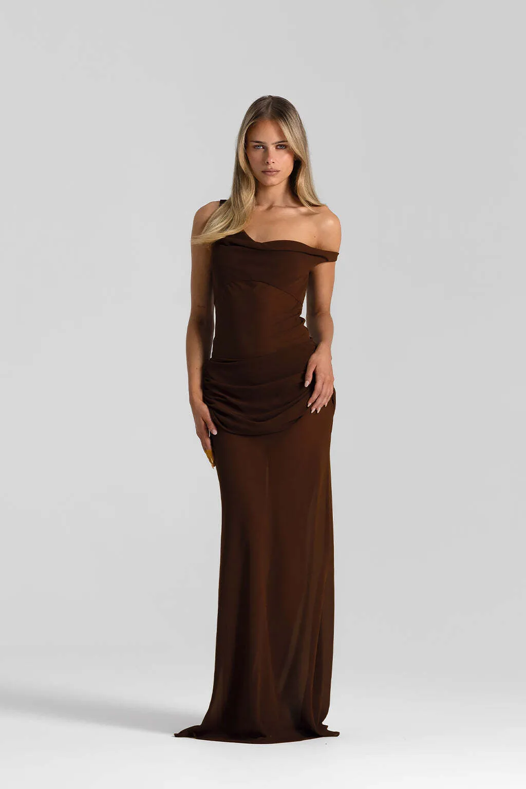 Cadence Gown in Espresso