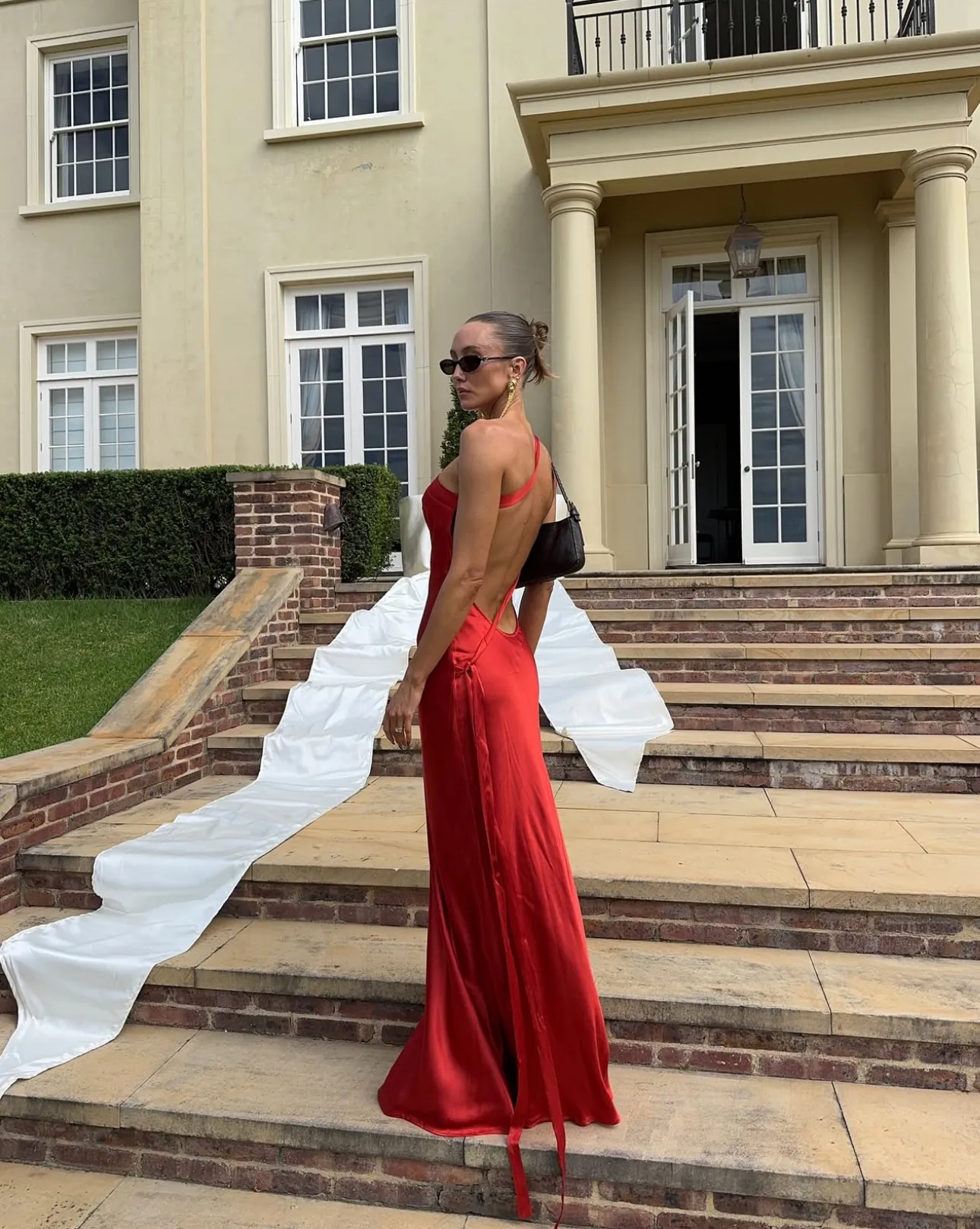 Monique Dress in Rust