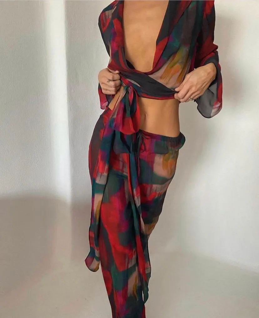 Gemini Blouse and Roma Trousers