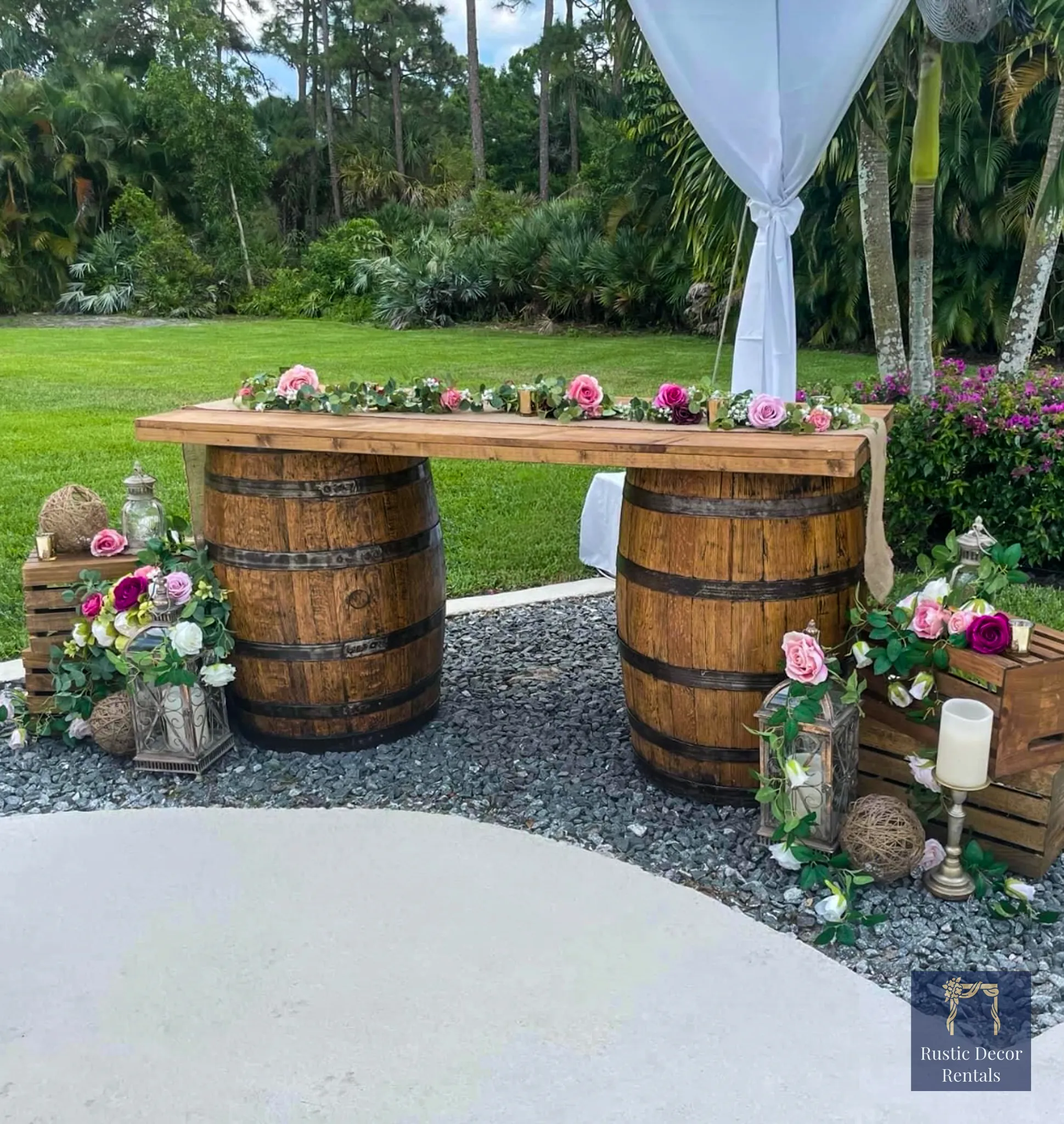 Barrel + Wood Topper Bundle