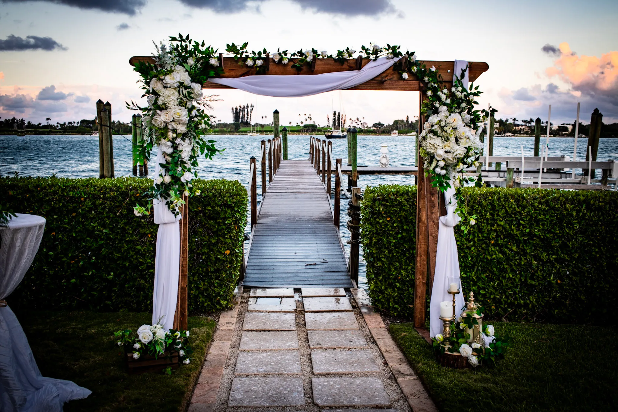 Wood Arbor Arch - 6.5ft x 6.5ft  