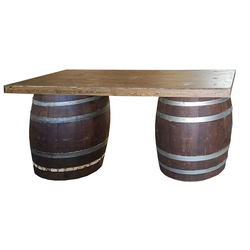 Wood Table Top for Barrels - 6ft.