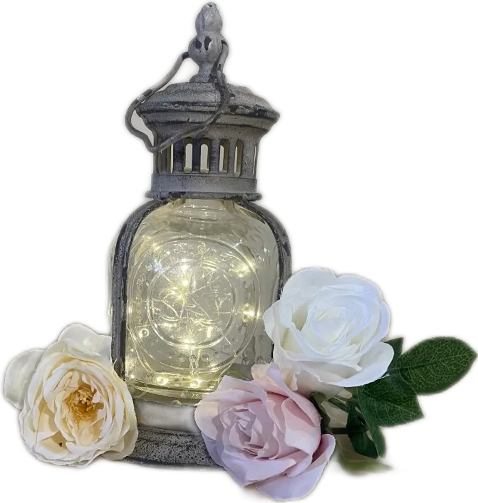 Antique Rustic Lanterns - 10"