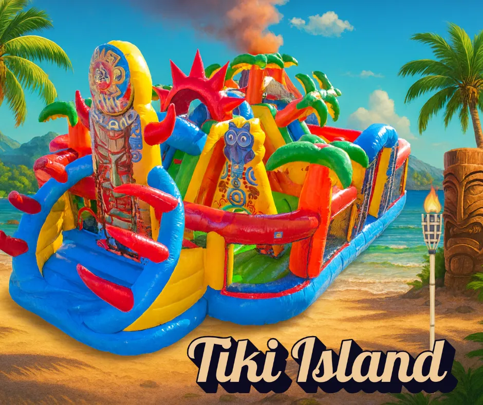 Island Tiki Obstacle Course