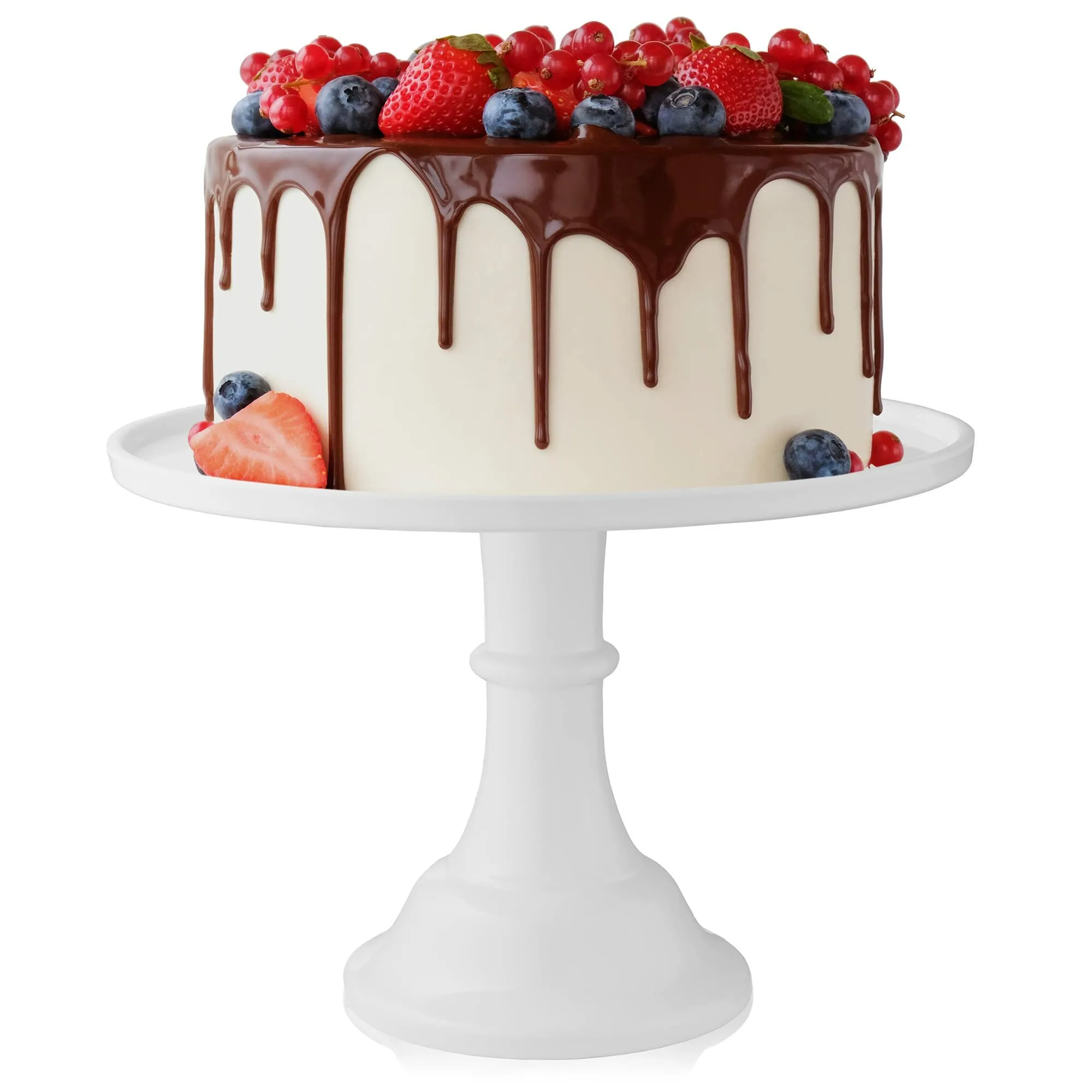 Cake Stand - Melamine - White