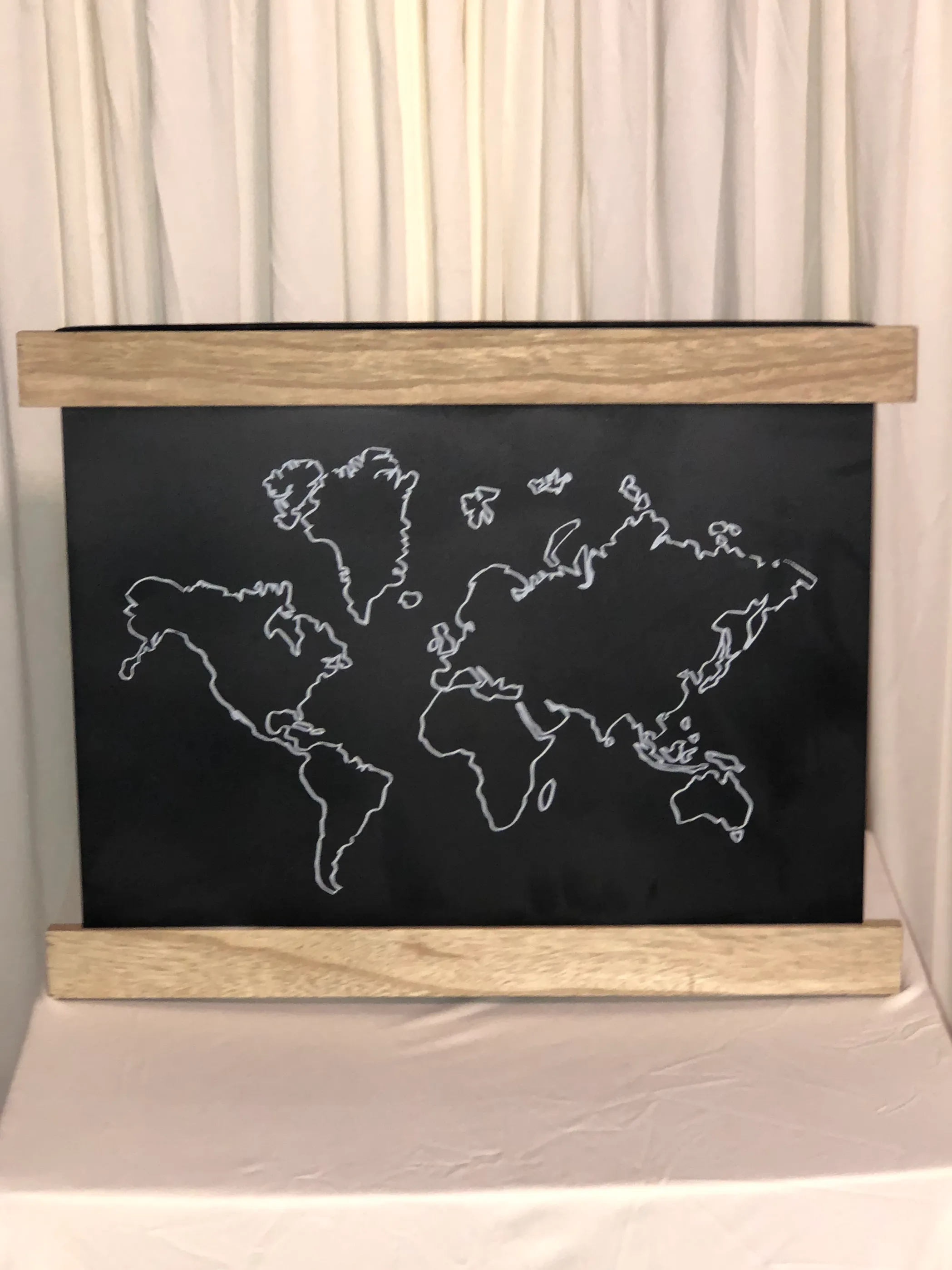 Chalkboard Map