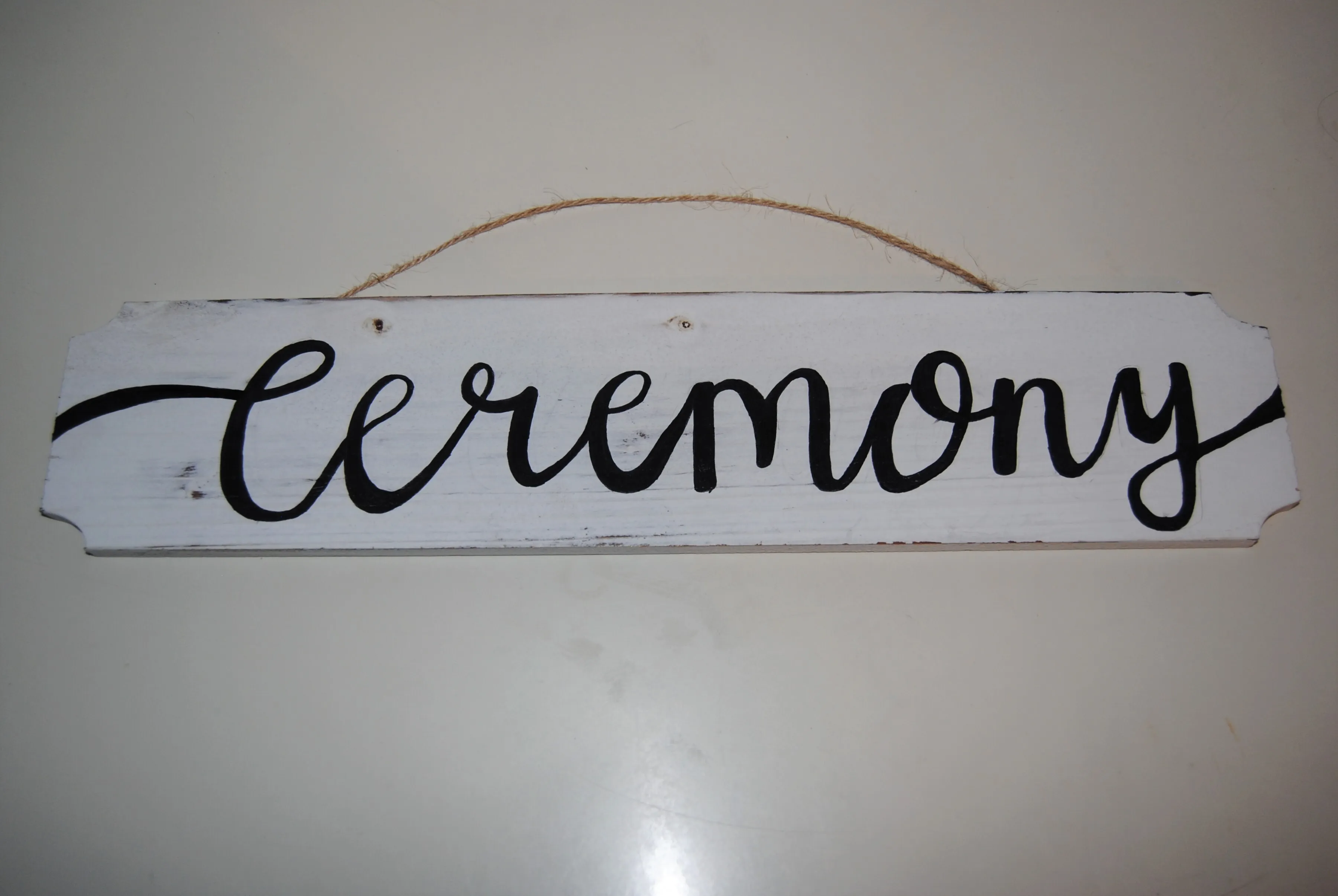 Sign - Ceremony