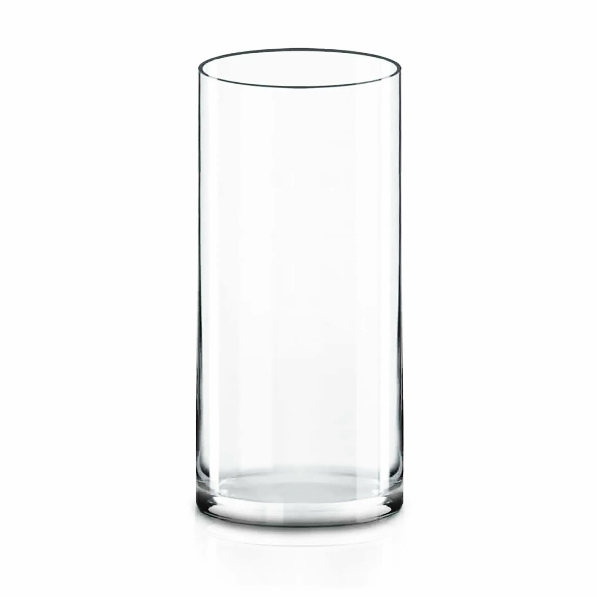 Vase - Clear Glass Cylinder 9"