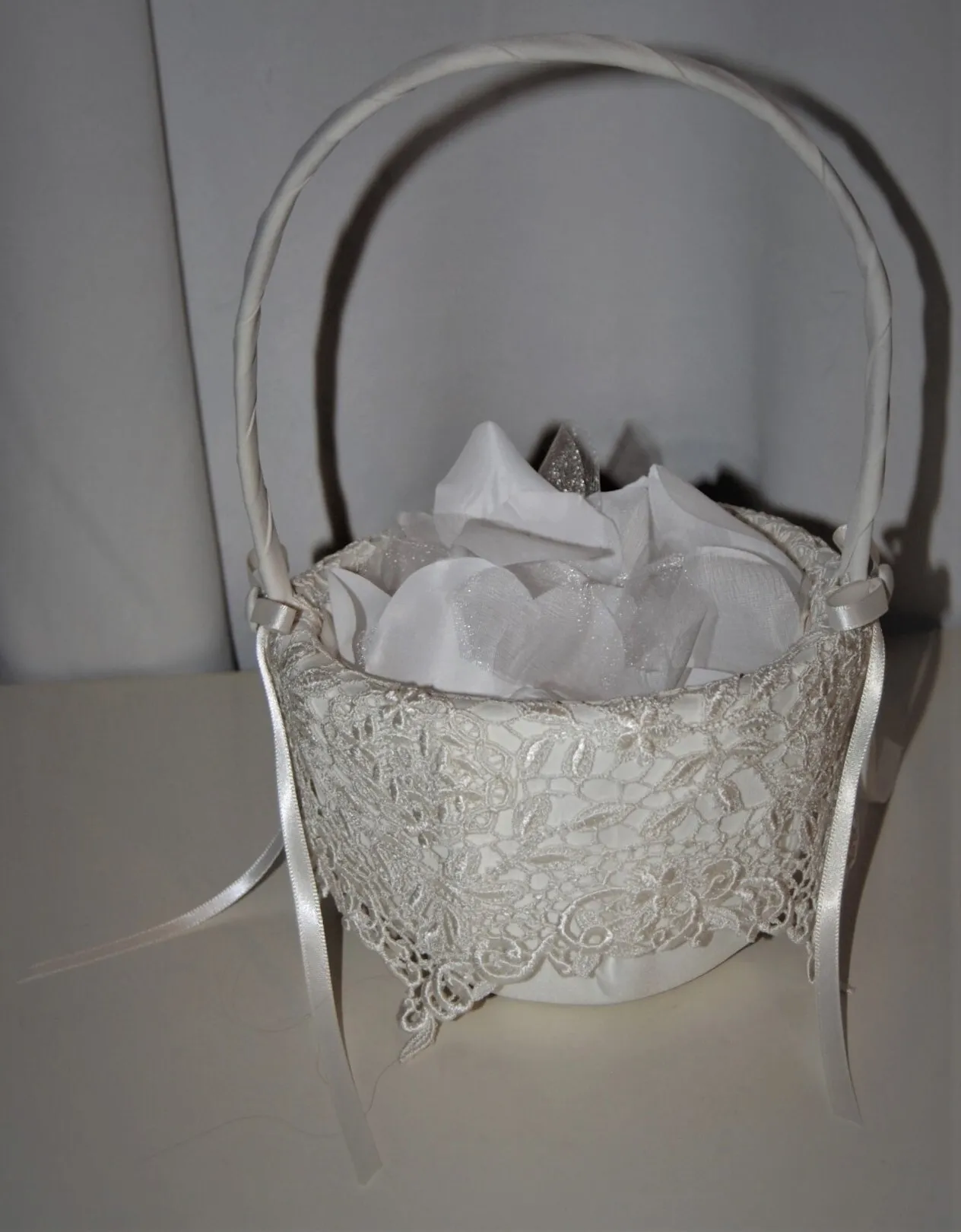 Flower Girl - Embroidered Basket