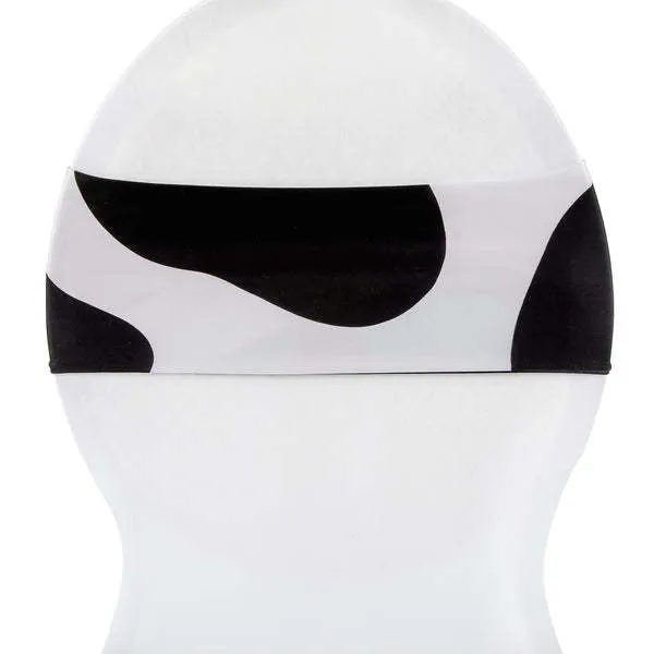 Spandex Chair Band - Cow  Print