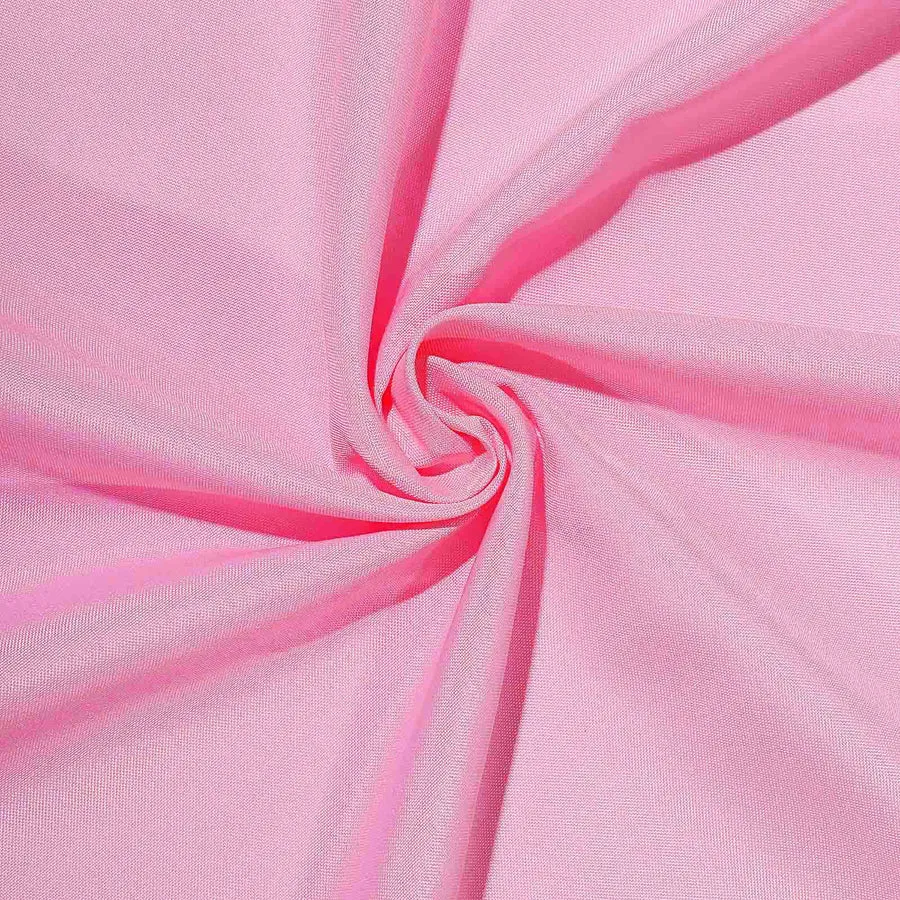 Tablecloth - Square Overlay 90" Polyester - Pink