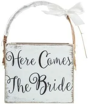 Flower Girl - Here Comes The Bride Wooden Box