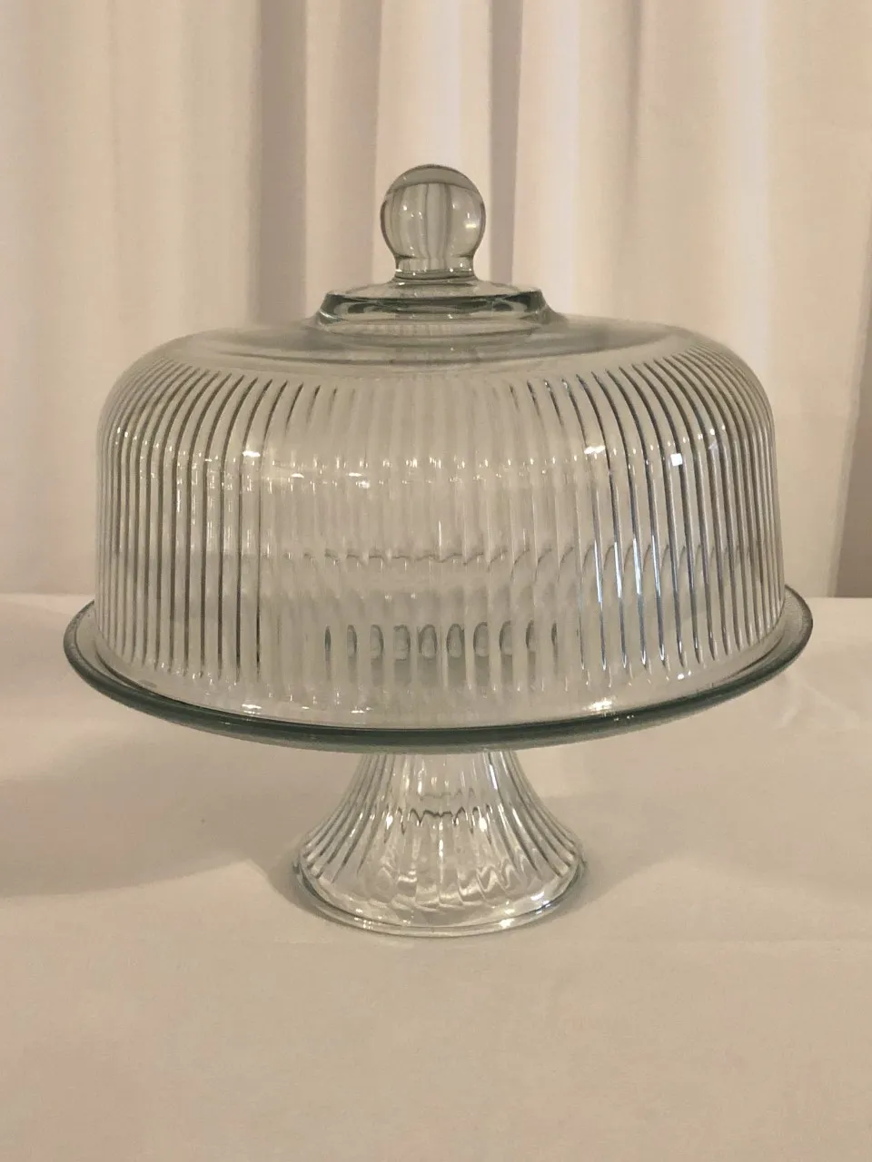 Cake Stand - Glass Decorative Server with Dome