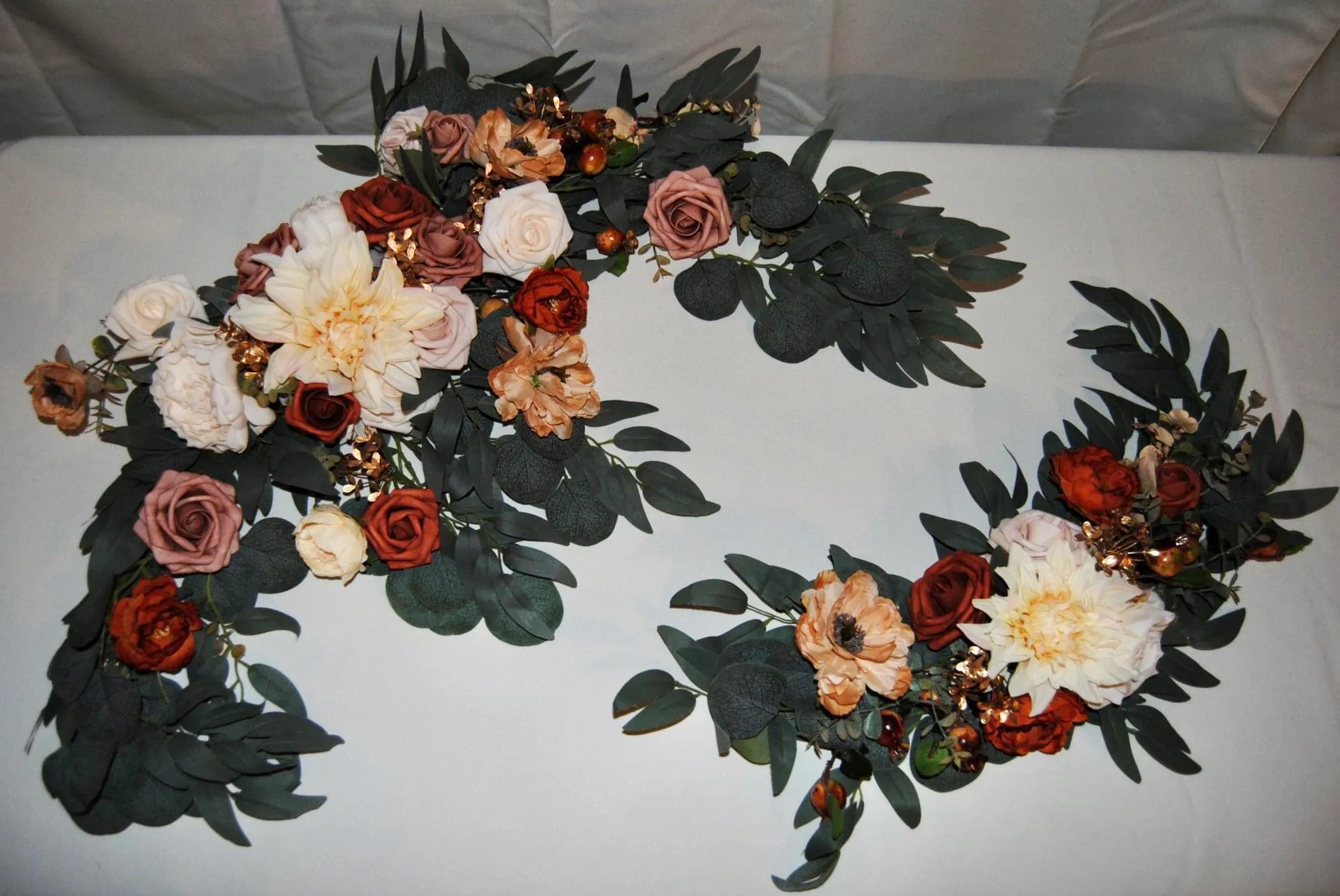 Artificial Flower Arrangements 2 pc - Terra Cotta