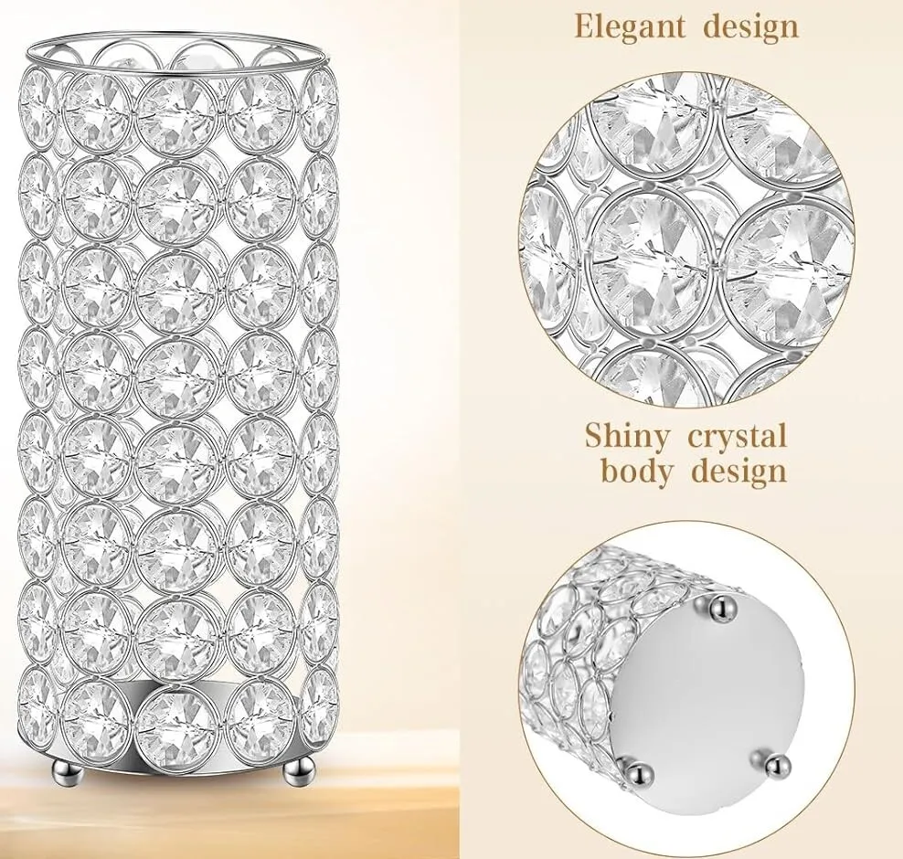 Crystal Beaded Vase