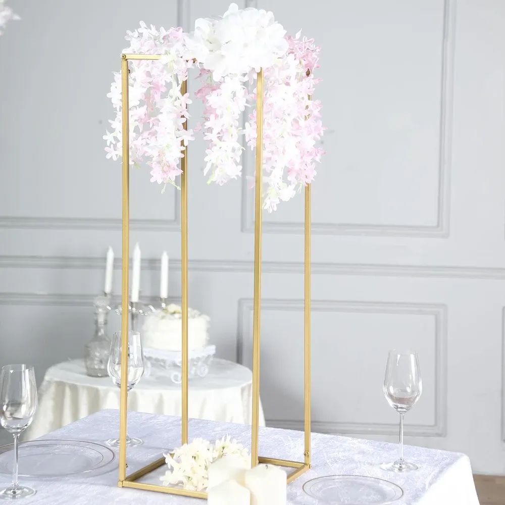 32" Matte Gold Column Stand