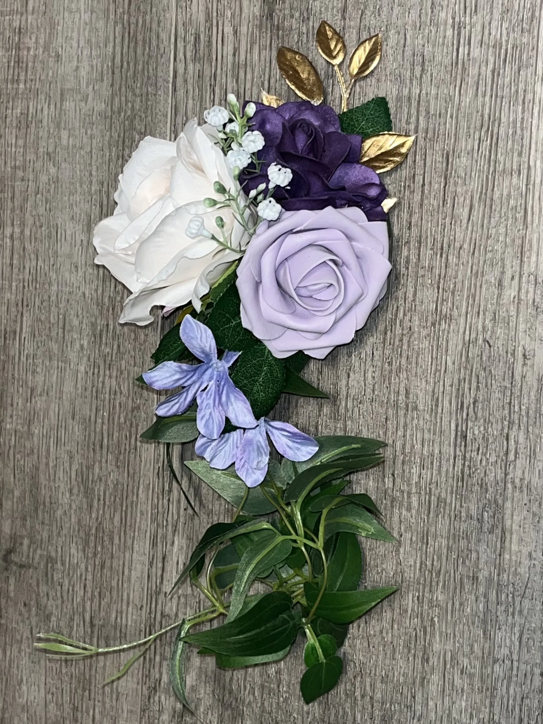 Artificial Aisle Pew Flower Arrangement - Lilac