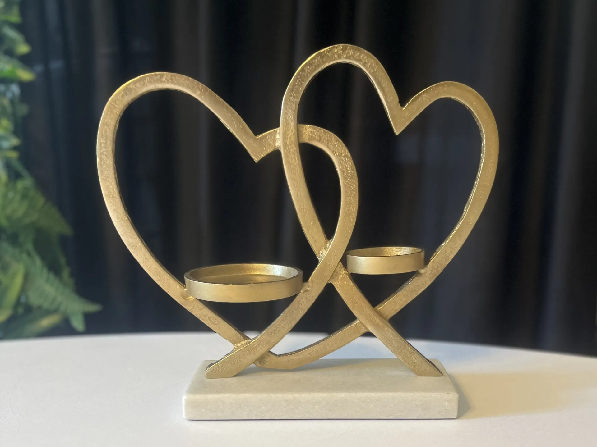 Double Heart Sculpture 