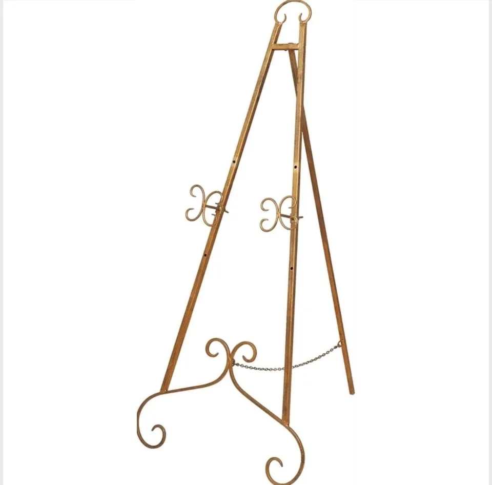 Easel - Gold Scroll