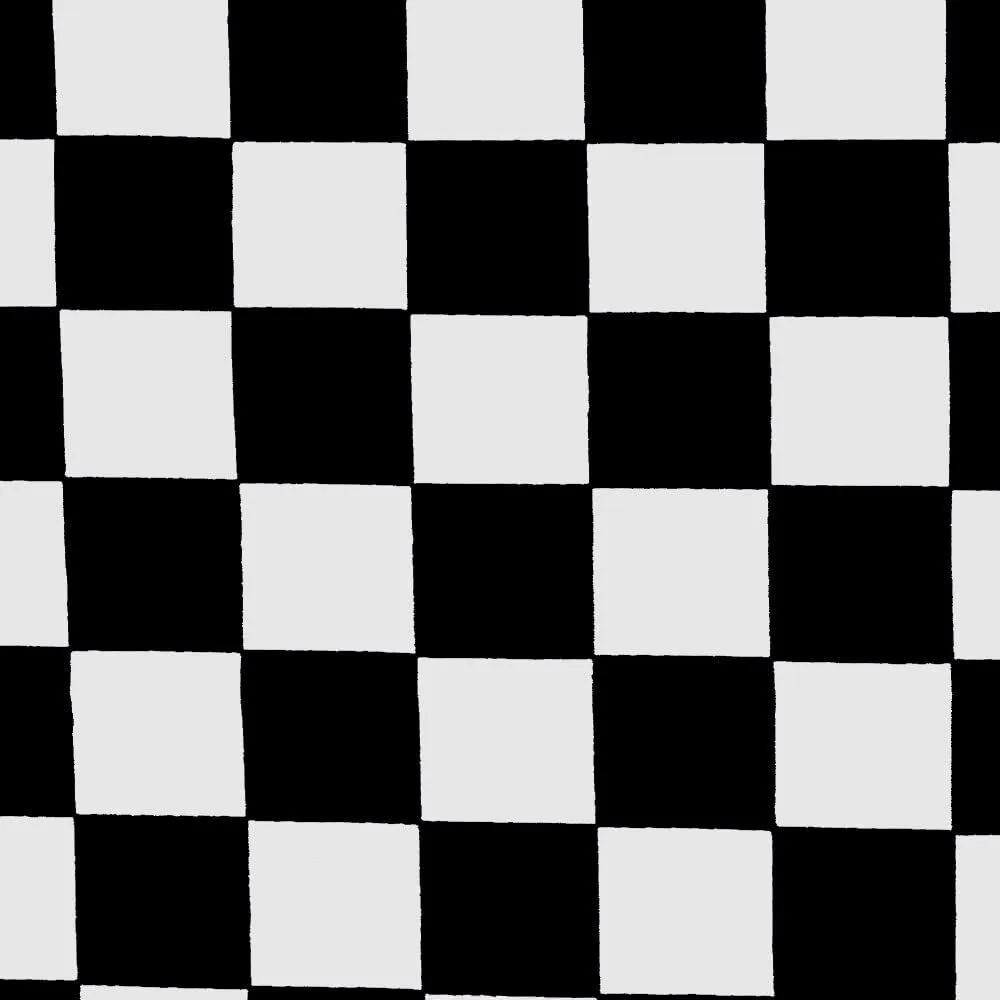 Curtain - 96" H x 52" W Backdrop - Checkered 