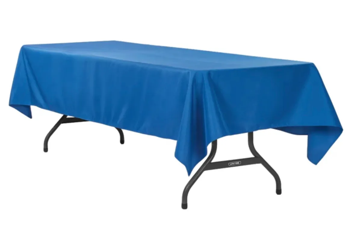 Tablecloth - Rectangular 60" x 120" Polyester - Royal Blue