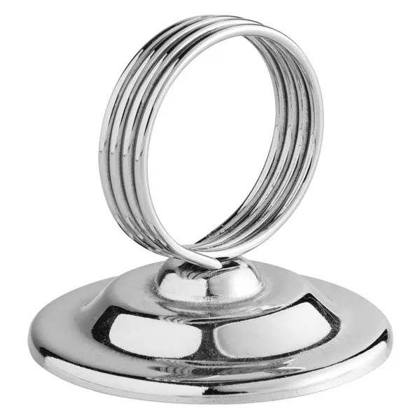 Table Number Display Stand - Chrome